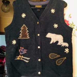 Woolrich wool vest